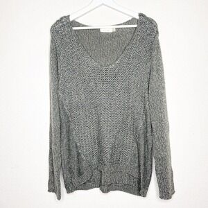 RD Style Mixed Knight High Low Sweater Sz L